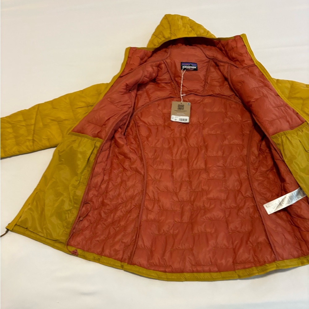 NWT Patagonia Mustard Puffer Jacket - Picture 4 of 12